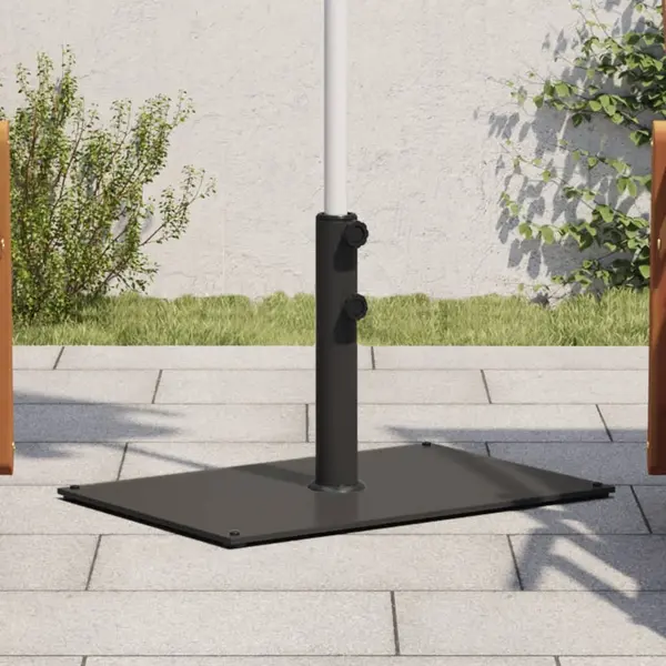 Gossi suport umbrela pentru stalpi Ø32/38/48 mm, 15 kg, dreptunghi