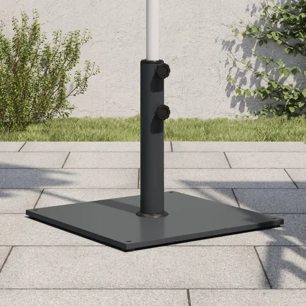 Gossi suport umbrela pentru stalpi Ø32/38/48 mm, 17 kg, patrat