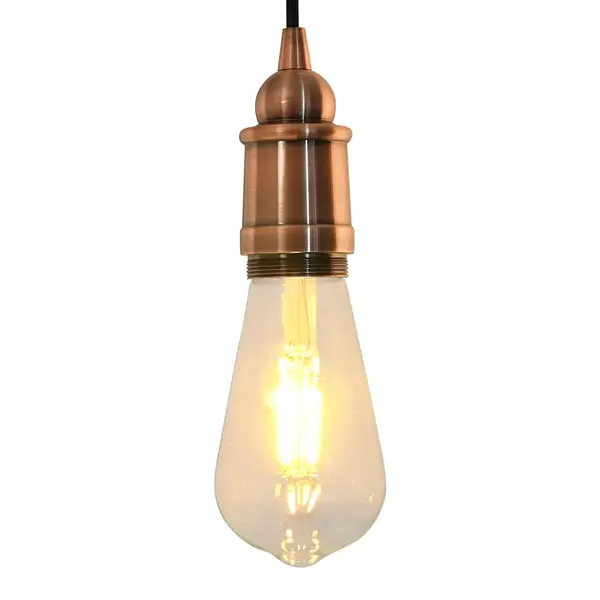 Gossi suporturi de lampa 2 buc rosu bronz e27