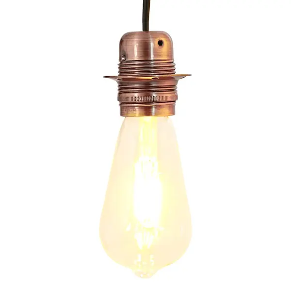 Gossi suporturi de lampa 2 buc rosu bronz e27