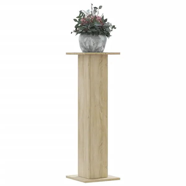 Gossi suporturi plante 2 buc. stejar sonoma 30x30x95cm lemn prelucrat
