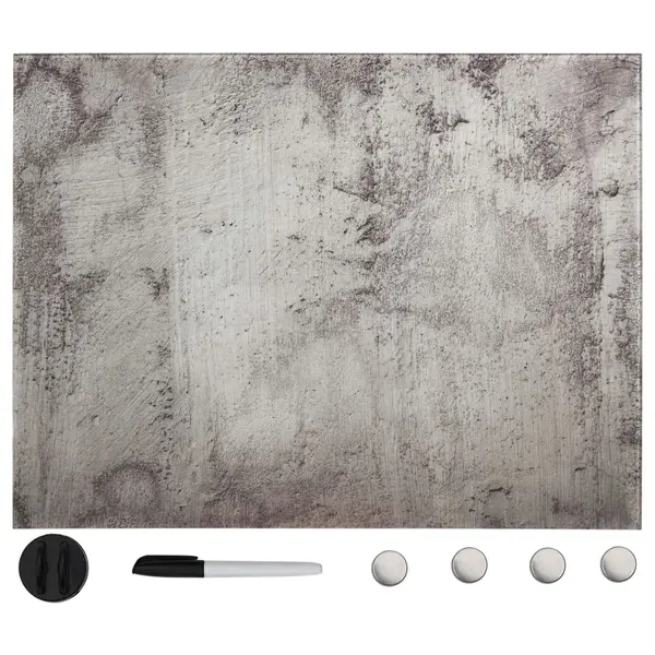 Gossi tabla magnetica de perete, 80 x 60 cm, sticla