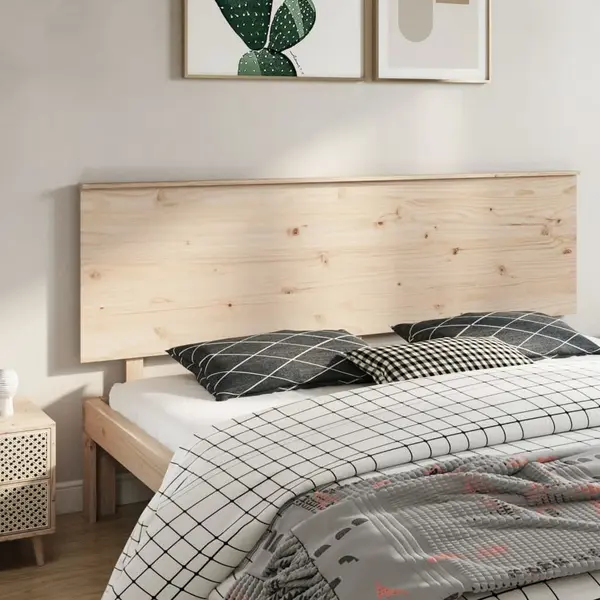 Gossi tablie de pat, 204x6x82,5 cm, lemn masiv de pin