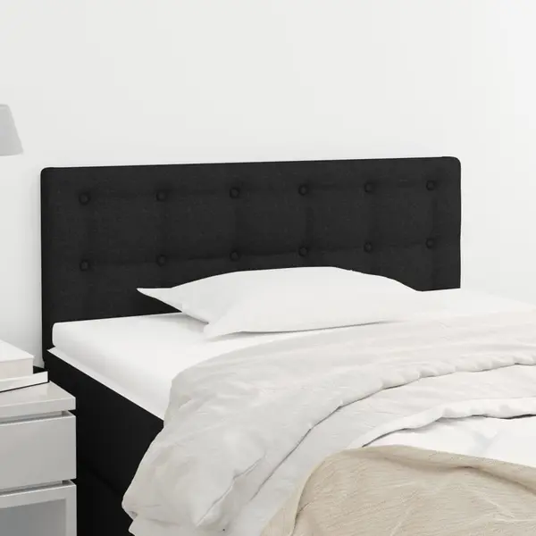 Gossi tablie de pat, negru, 100x5x78/88 cm, textil