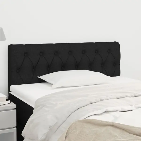Gossi tablie de pat, negru, 90x7x78/88 cm, textil