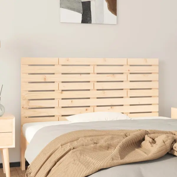 Gossi tablie de pat pentru perete, 141x3x63 cm, lemn masiv de pin