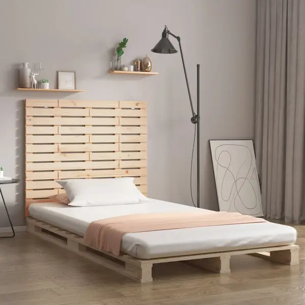 Gossi tablie de pat pentru perete, 141x3x91,5 cm, lemn masiv de pin
