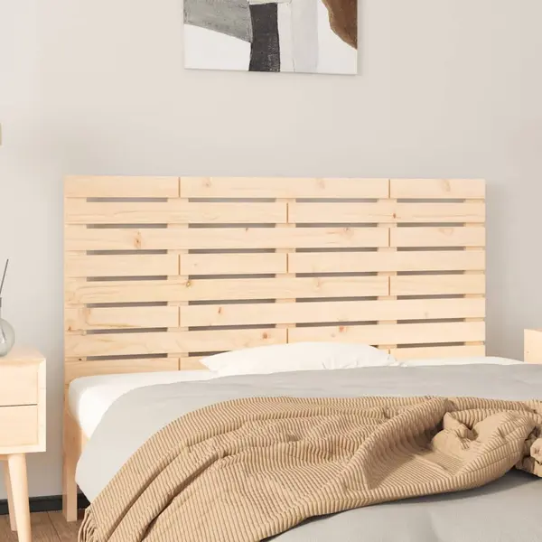 Gossi tablie de pat pentru perete, 146x3x63 cm, lemn masiv de pin