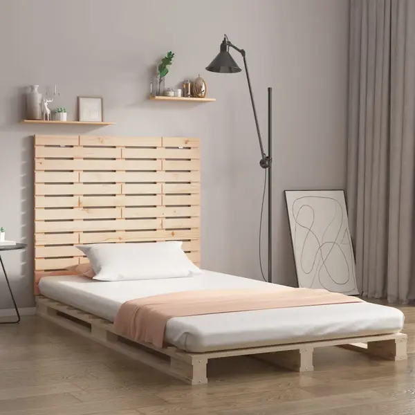 Gossi tablie de pat pentru perete, 146x3x91,5 cm, lemn masiv de pin