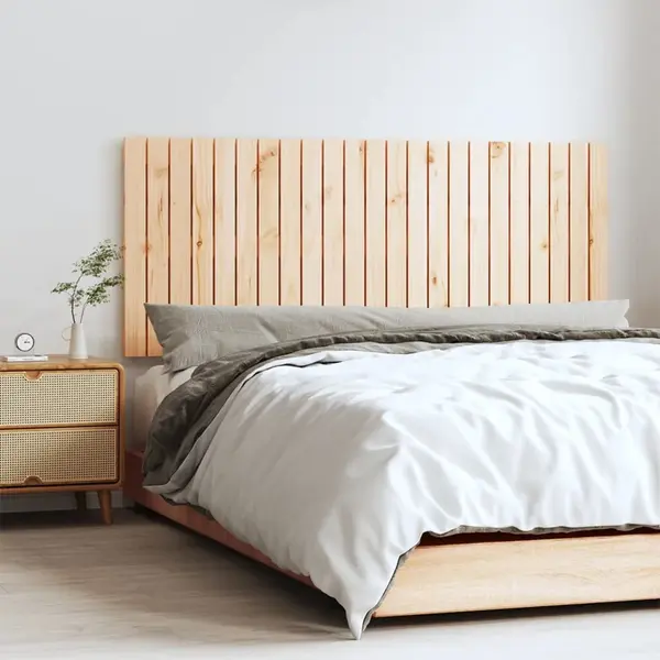 Gossi tablie de pat pentru perete, 147x3x60 cm, lemn masiv de pin