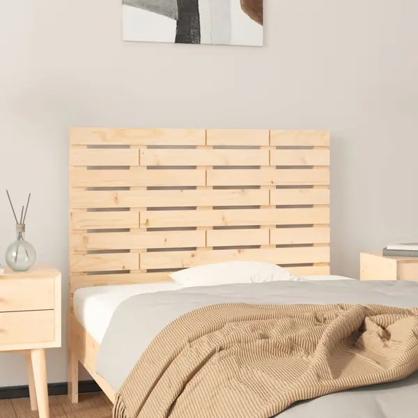 Gossi tablie de pat pentru perete, 96x3x63 cm, lemn masiv de pin