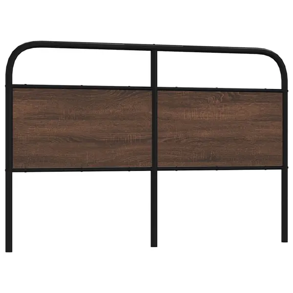 Gossi tablie de pat, stejar maro, 160 cm, lemn prelucrat si otel