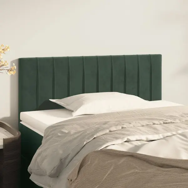 Gossi tablie de pat, verde inchis, 80x5x78/88 cm, catifea