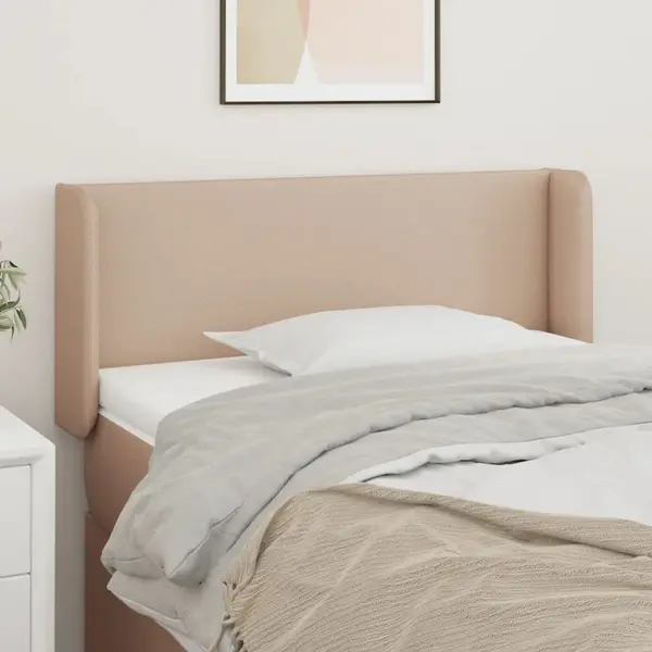 Gossi tablie pat cu aripioare cappuccino 83x16x78/88 cm piele eco