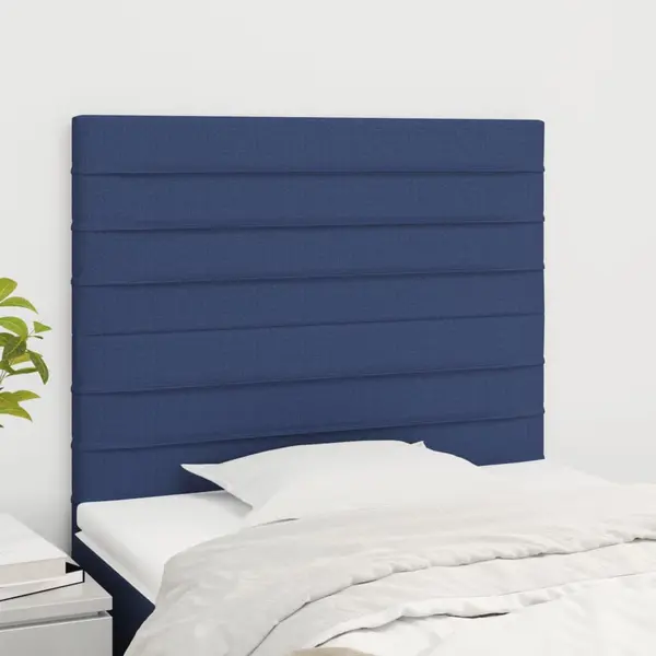 Gossi tablii de pat, 2 buc, albastru, 100x5x78/88 cm, textil