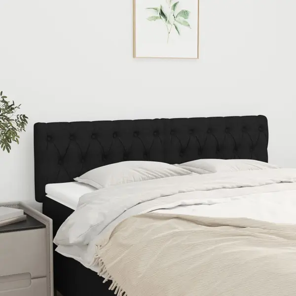 Gossi tablii de pat, 2 buc, negru, 72x7x78/88 cm, textil