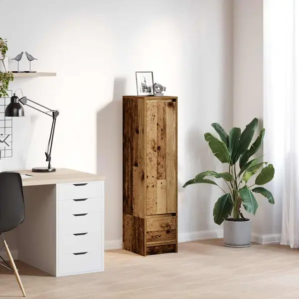 Gossi tablou lemn vechi 29,5x34x119,5 cm lemn prelucrat