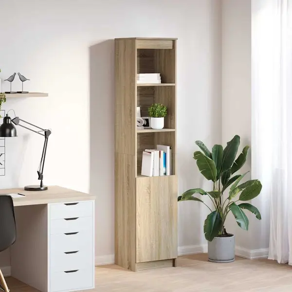 Gossi tablou stejar sonoma 37,5x35x180 cm lemn prelucrat