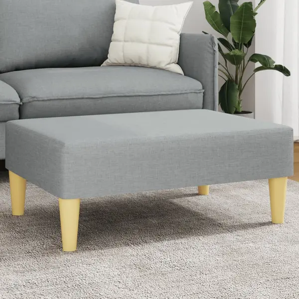 Gossi taburet, gri deschis, 77x55x31 cm, material textil