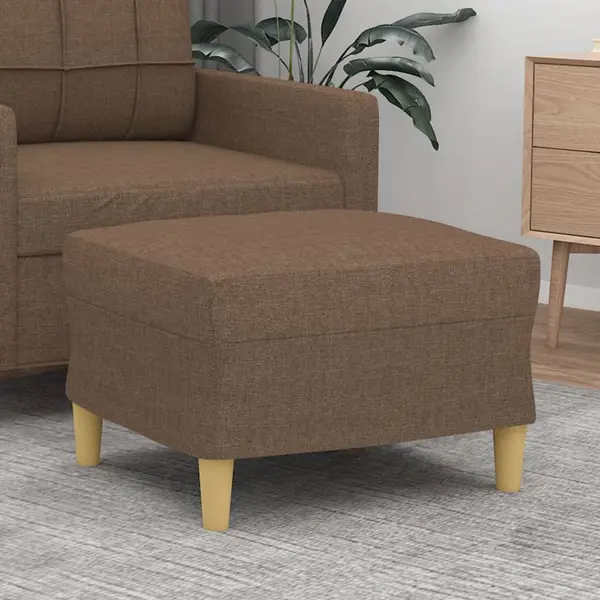 Gossi taburet, maro, 60x50x41 cm, material textil