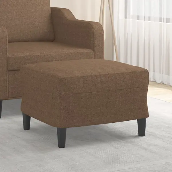 Gossi taburet, maro, 60x50x41 cm, material textil