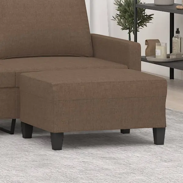Gossi taburet, maro, 70x55x41 cm, material textil