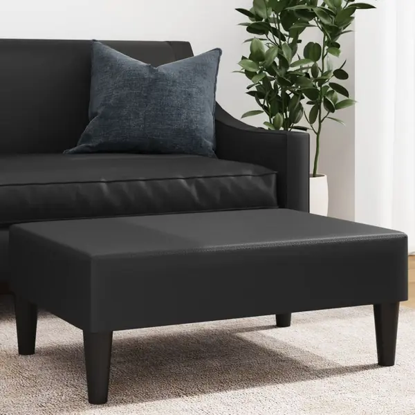 Gossi taburet, negru, 77x55x31 cm, piele artificiala