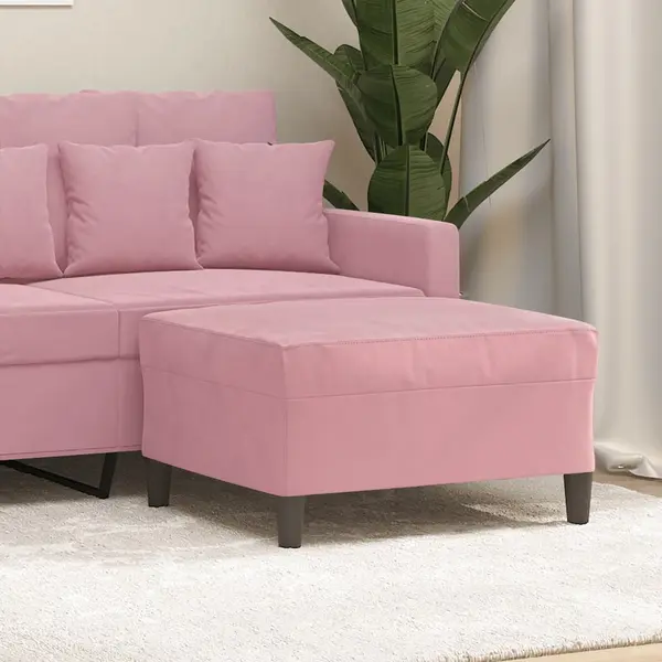 Gossi taburet, roz, 70x55x41 cm, catifea