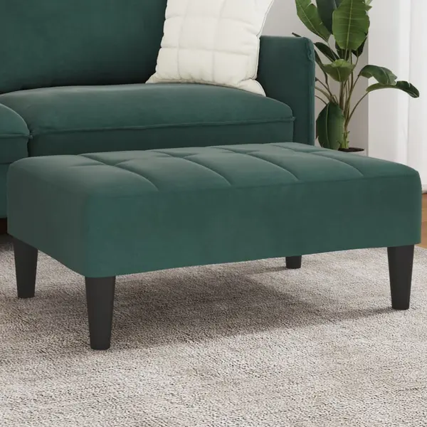 Gossi taburet, verde inchis, 77x55x31 cm, catifea