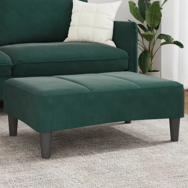 Gossi taburet, verde inchis, 77x55x31 cm, catifea