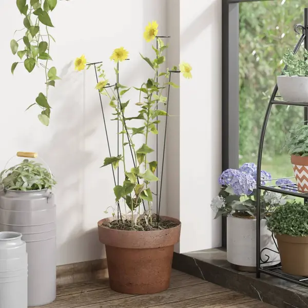 Gossi tarusi plante de gradina, 20 buc., verde inchis, 40 cm, otel
