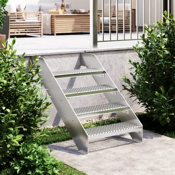 Gossi treapta tip gratar, 60x24x7 cm, otel galvanizat