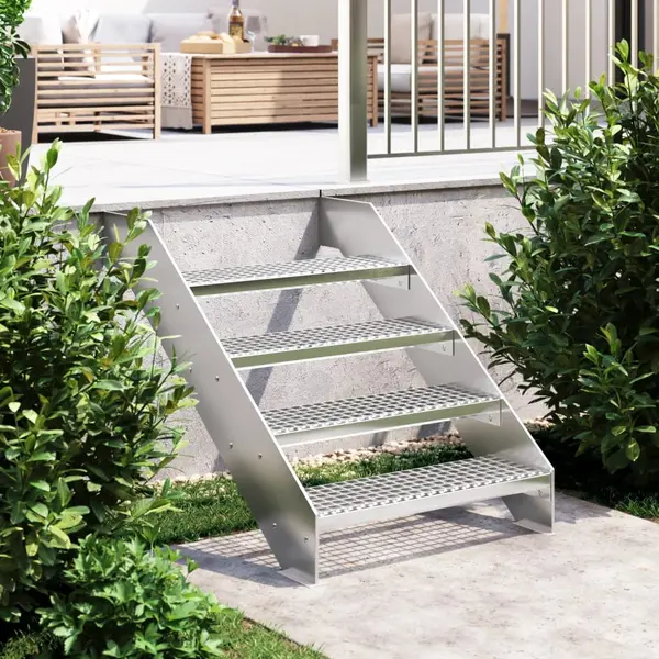 Gossi treapta tip gratar, 70x24x7 cm, otel galvanizat