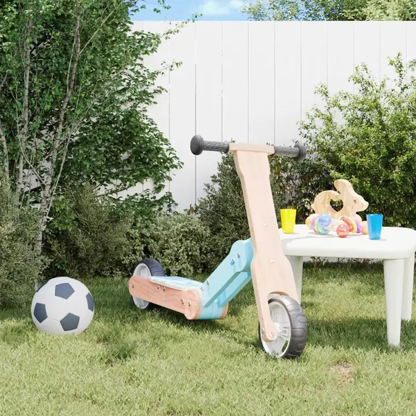 Gossi trotineta pentru copii 2 in 1, albastru deschis