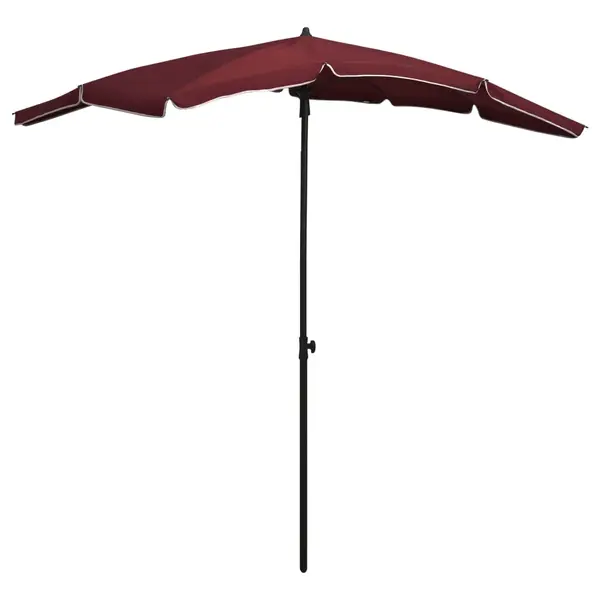 Gossi umbrela de gradina cu stalp, rosu bordo, 200x130 cm
