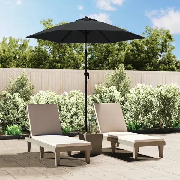 Gossi umbrela de soare, antracit, 200 x 224 cm, aluminiu