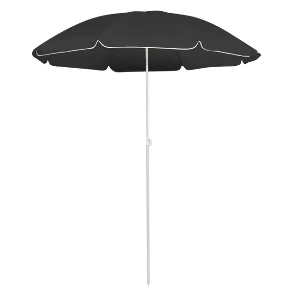 Gossi umbrela de soare de gradina, stalp din otel, antracit, 180 cm