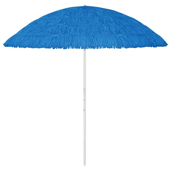 Gossi umbrela de soare de plaja hawaii, albastru, 300 cm