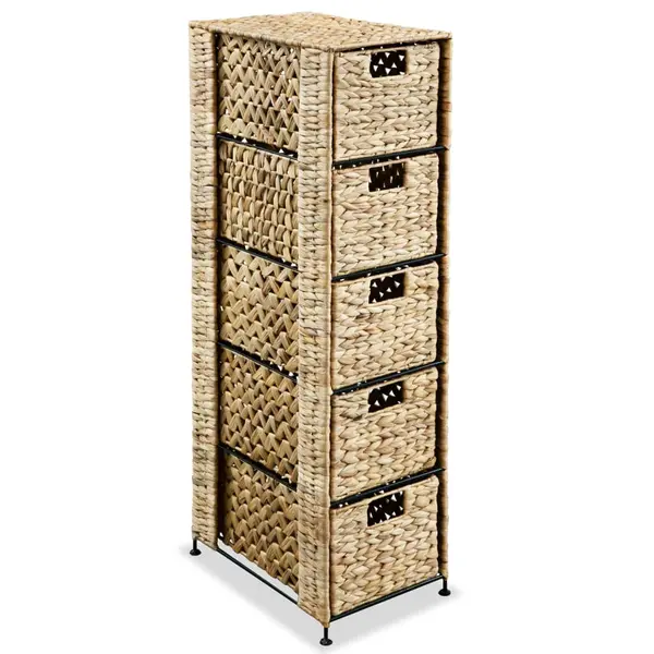 Gossi unitate de depozitare cu 5 cosuri 25,5x37x100 cm zambila de apa
