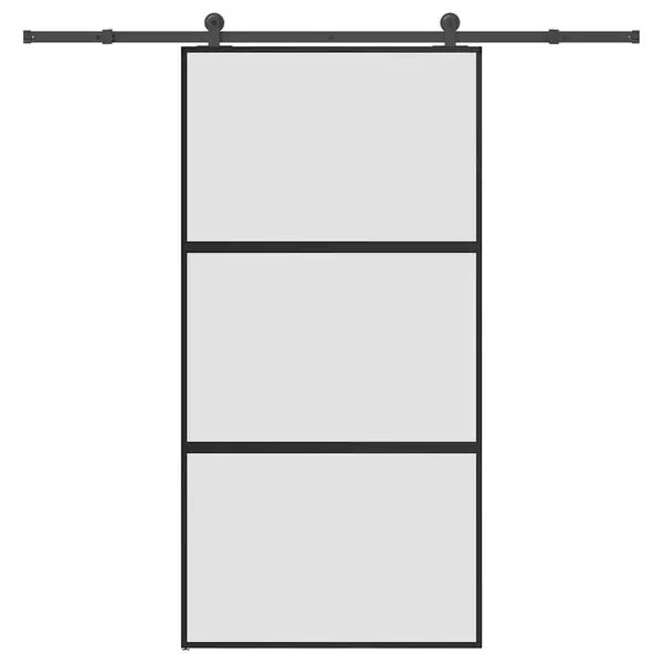 Gossi usa glisanta cu set de feronerie sticla temperata si aluminiu