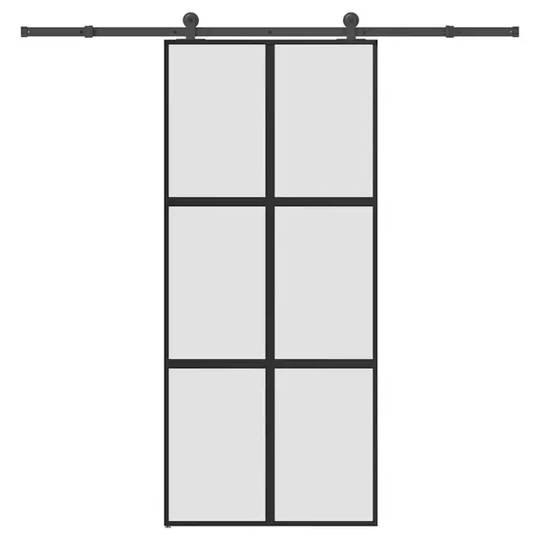 Gossi usa glisanta cu set de feronerie sticla temperata si aluminiu