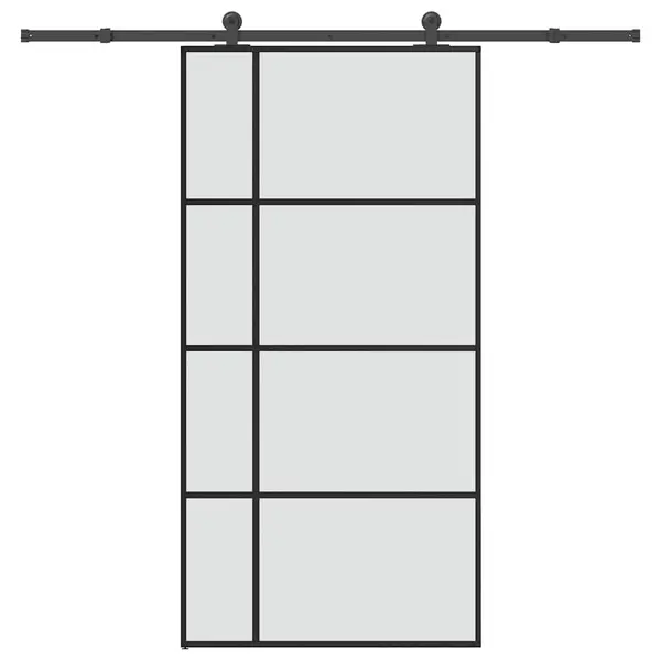 Gossi usa glisanta cu set feronerie 102,5x205 cm sticla esg/aluminiu