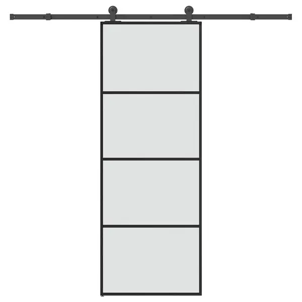 Gossi usa glisanta cu set feronerie, 76x205 cm, sticla esg/aluminiu