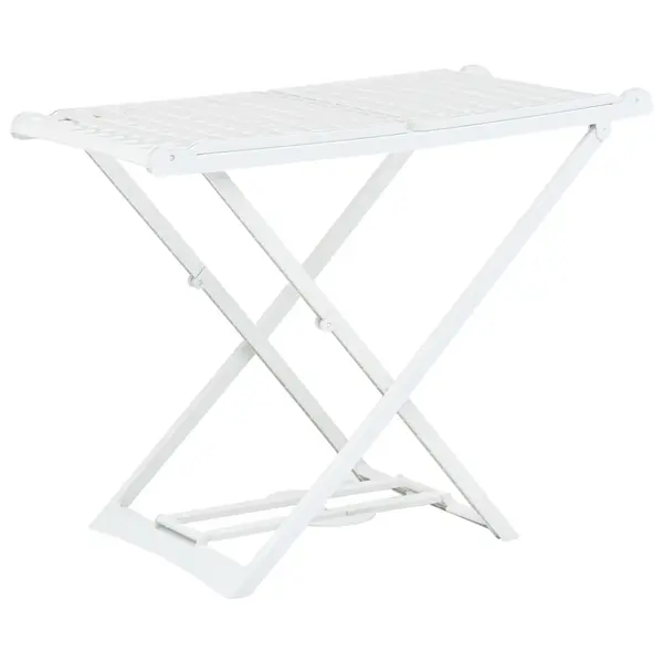 Gossi uscator de rufe pliabil, alb, plastic