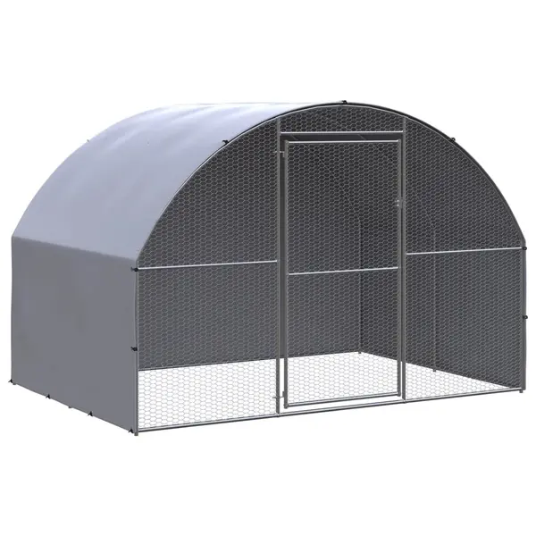 Gossi voliera de pasari pentru exterior, 3x2x2 m, otel galvanizat