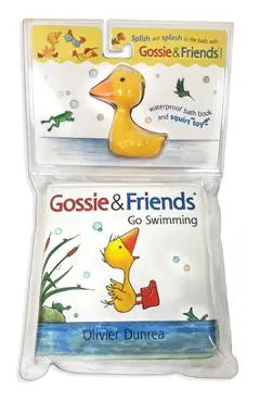 Gossie & Friends Go Swimming Bath Book with Toy [With Toy] - Olivier Dunrea