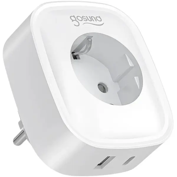 Gosund | NiteBird Priza inteligenta WiFi Gosund SP6,16A, USB USB-C, Bluetooth, Monitorizare consum energie