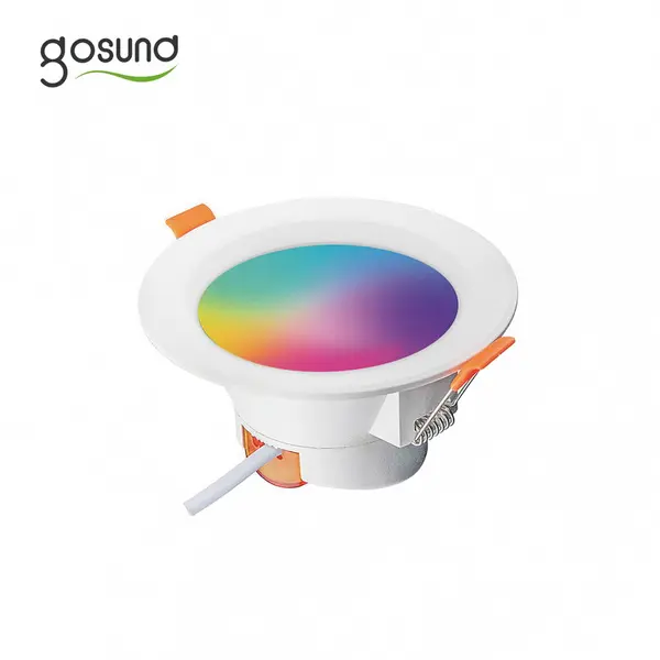 Gosund | NiteBird Spot LED RGB+CW incastrabil inteligent Gosund LB10, Wi-Fi, 5W, 450 lm, lumina alba si colorata
