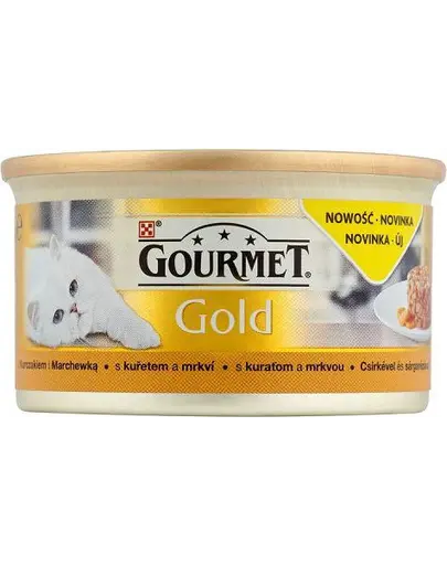 GOURMET Gold Savoury Cake Pui și Morcovi 85 g
