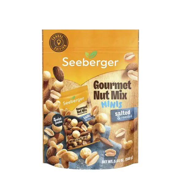 Gourmet nut mix minis salted & roasted 160 gr